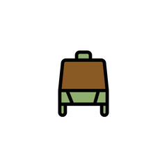 Taxi Car Travel Filled Outline Icon