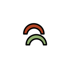 Wheel Arches Car Filled Outline Icon