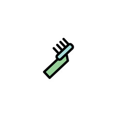 Grooming Hair Salon Filled Outline Icon