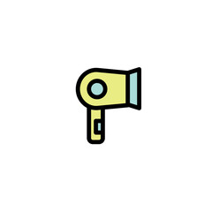 Hair Salon Beauty Filled Outline Icon