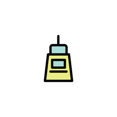 Fototapeta premium Tools Hair Style Filled Outline Icon