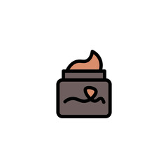 Gel Hair Salon Filled Outline Icon