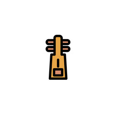 Hair Brush Comb Filled Outline Icon