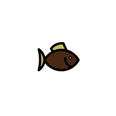 Diet Fish Healthy Filled Outline Icon
