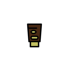 Face Makeup Cream Filled Outline Icon