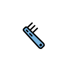 Comb Hair Salon Filled Outline Icon
