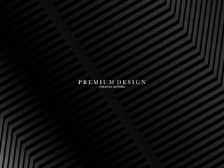 Abstract futuristic dark black background with modern design. Realistic 3d wallpaper with luxurious flowing lines. Elegant background for posters, websites, brochures, cards, banners, apps, etc.