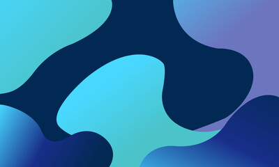 Abstract background Ethereal fluidity in cool hues - Vector