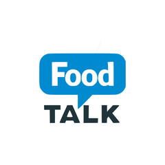 food talk logo vector illustration template design