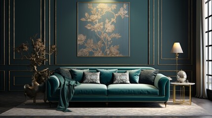 Luxurious and radiant pattern, inviting viewers into a world of charm