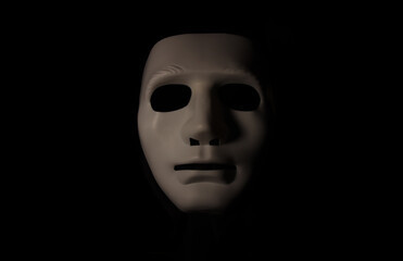 Fototapeta na wymiar Maske für Halloween oder Fasching.