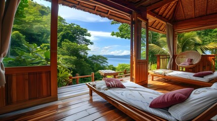 Wooden Cottage with Perfect Tropical Seaview