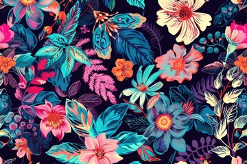 Bohemial style colorful background . 