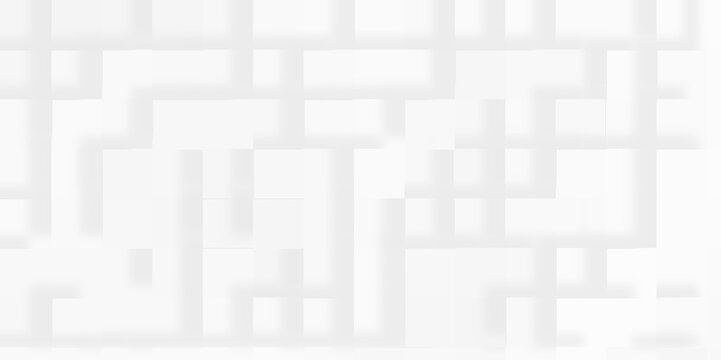 White decorative web banner background with various 3d block pattern, Embossed paper square white geometric pattern of 3d blocks Background, Abstract business block pattern geometric background. © DAIYAN MD TALHA