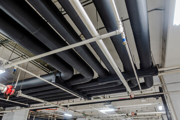Naklejka premium Heating, ventilation and air conditioning system.