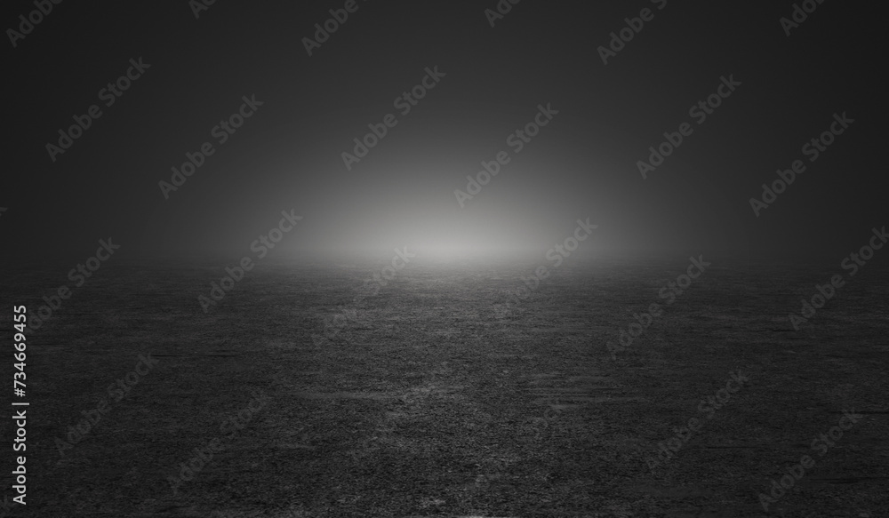 Poster black cement floor 3d background with abstract light concrete stone grunge texture backdrop blank sp