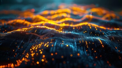 Digital map showcases Scandinavia's advanced tech infrastructure, enabling seamless data flow and global communication across Northern Europe.