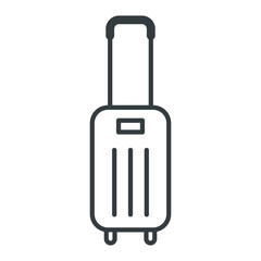 Luggage icon vector