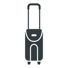 Luggage icon vector