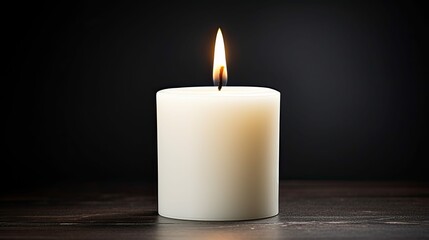 Fototapeta na wymiar light candle isolated