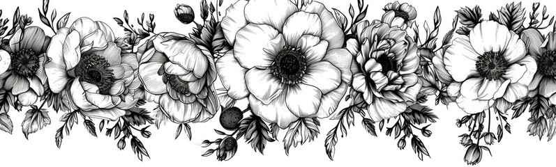 Floral colorful background . Banner