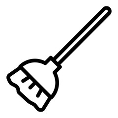broom outline icon
