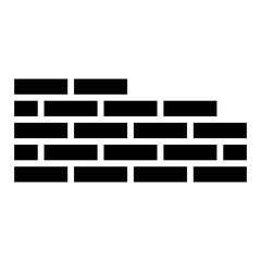 brick wall glyph icon