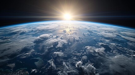 Stunning 3D illustration of Australia, bathed in sunlight, as seen from space - image courtesy of...