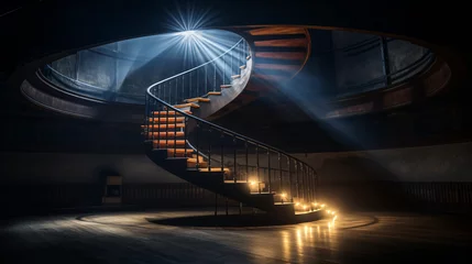Photo sur Plexiglas Helix Bridge A spiral staircase