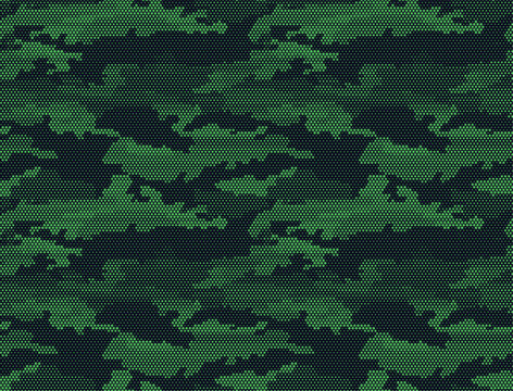 Camouflage pattern from honeycomb