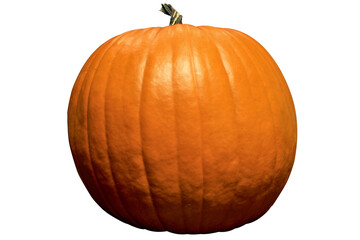 Pumpkin isolated on a transparent background.