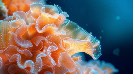 Vibrant coral reef with dynamic textures. © RISHAD