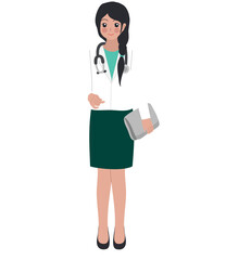 Fototapeta premium doctor cartoon character