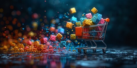Rainbow Candy Crush: A Sweet Shopping Experience Generative AI