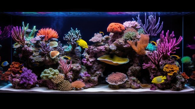 saltwater coral tank