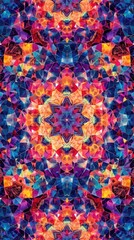 Fototapeta na wymiar Colorful kaleidoscope background . Vertical background 