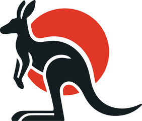 Kangaroo Vector Design 