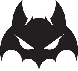Bat Man Mask Vector Design