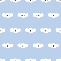 seamless pattern, koala art surface design for fabric scarf and decor
- 734703643
