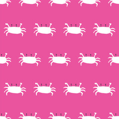 seamless pattern, crab art surface design for fabric scarf and decor
- 734703650