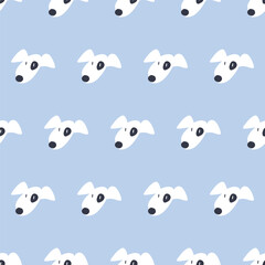 seamless pattern, dog art surface design for fabric scarf and decor
- 734703662