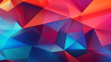 Colourful background from geometric shapes and net