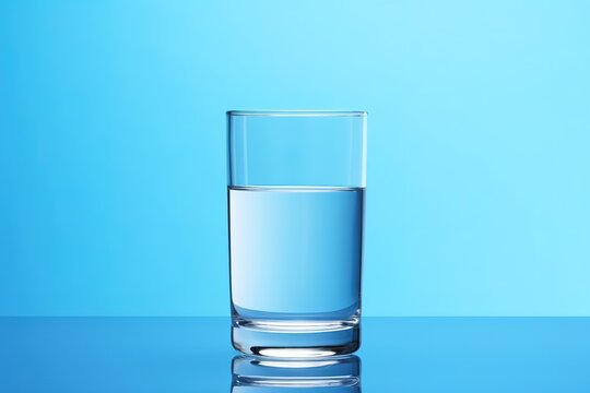 glass cup with drinking water