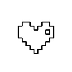 Love pixel icon, logo, shape, symbol, arts, design, icon