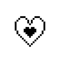 Love pixel icon, logo, shape, symbol, arts, design, icon
