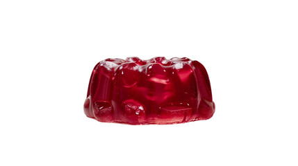 Jelly in Focus on Transparent Background