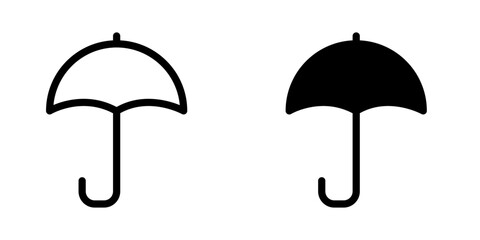 Illustration Vector Graphic of Umbrella icon - obrazy, fototapety, plakaty