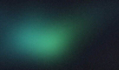 Green blue grainy color gradient background glowing noise texture cover header poster design