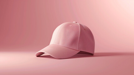 Fototapeta premium Pink Cap Mockup for Advertising , Branding