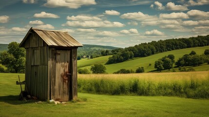 Obraz premium barn outhouse farm